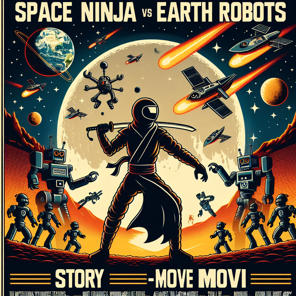 宇宙忍者 vs 地球ロボット